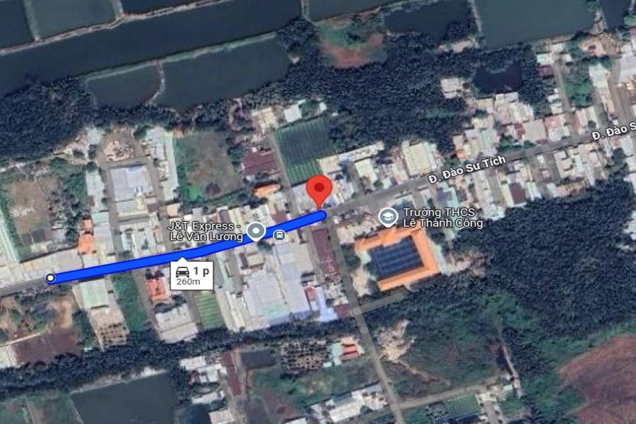 Ảnh vệ tinh sân pickleball Huyện Nhà Bè - 110 Đào Sư Tích