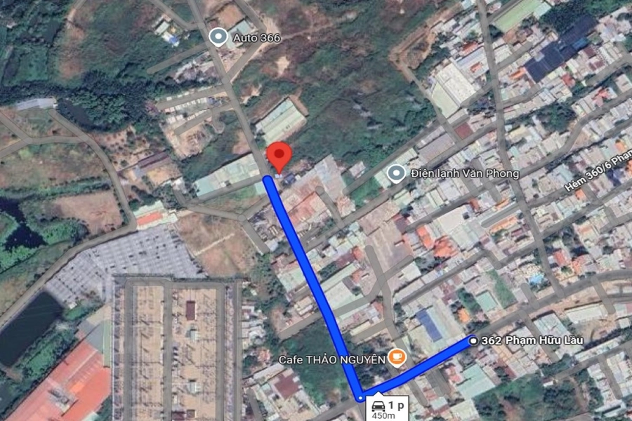 Ảnh vệ tinh sân pickleball Huyện Nhà Bè - Pickle Farm