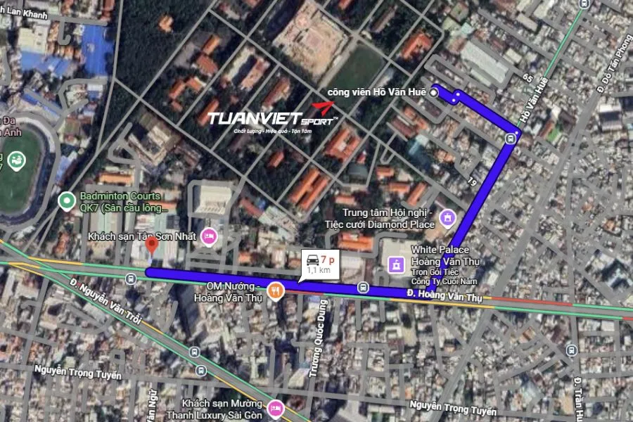 Sân Pickleball The B Hoàng Văn Thụ - Sân pickleball Quận Phú Nhuận