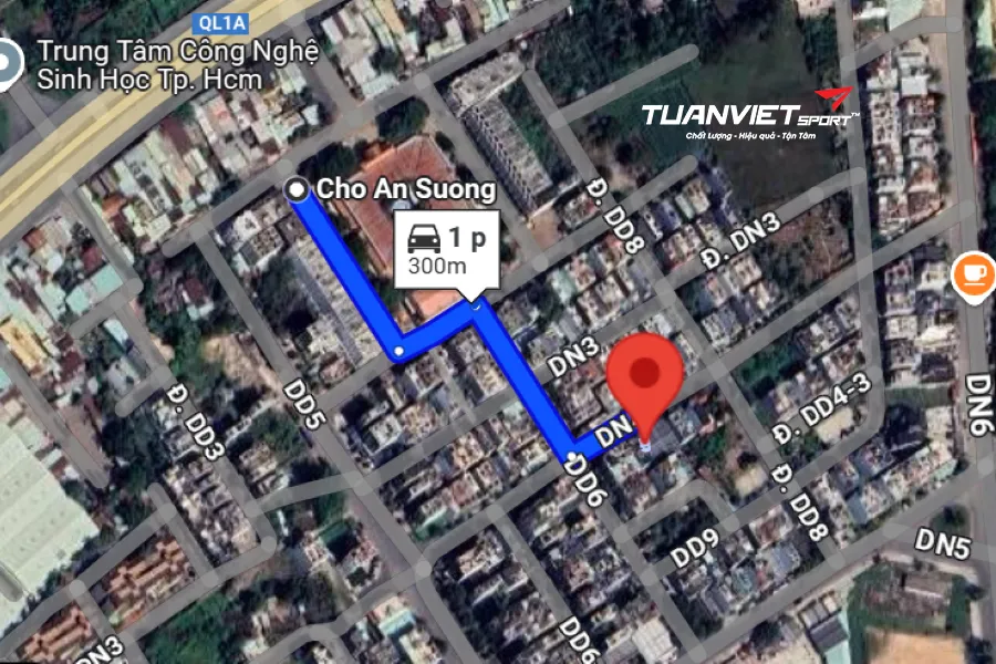 Ảnh vệ tinh CLB Pickleball Tân Hưng Thuận - Sân pickleball Quận 12