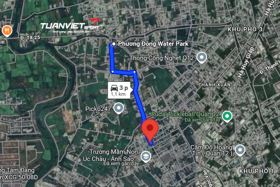 Ảnh vệ tinh Sân Pickleball & Billiards PK - Sân pickleball Quận 12