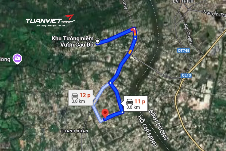 Ảnh vệ tinh Sân Pickleball & Coffee - Sân pickleball Quận 12