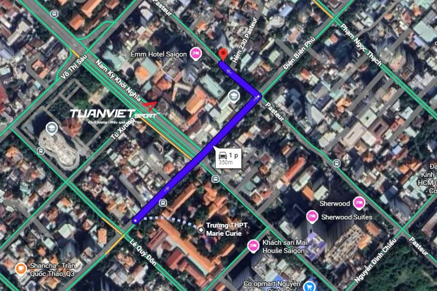 S&acirc;n Pickleball Pasteur - S&acirc;n pickleball Quận 3