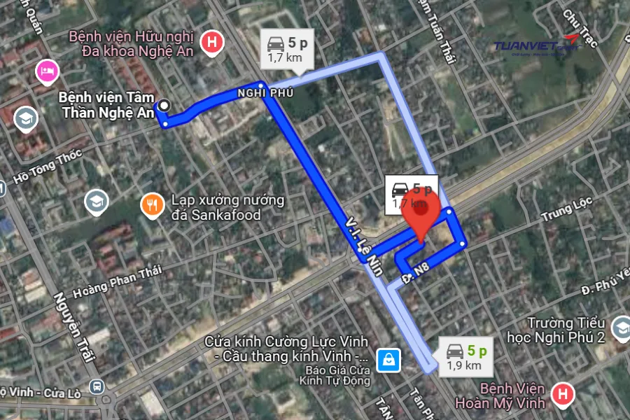 Ảnh vệ tinh Sân Pickleball Minh Khang