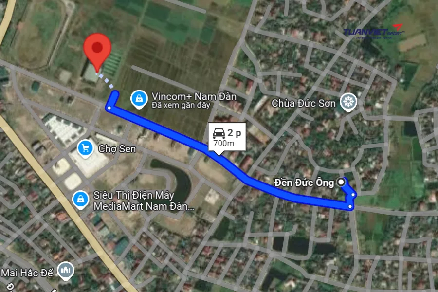 Ảnh vệ tinh Sân Pickleball Việt