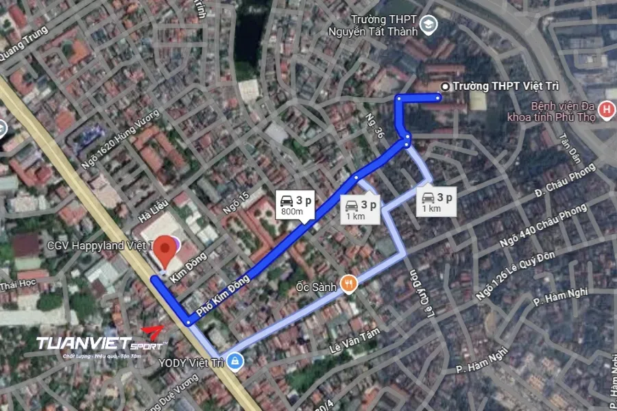 Sân Pickleball Happyland Việt Trì - Sân pickleball tỉnh Phú Thọ