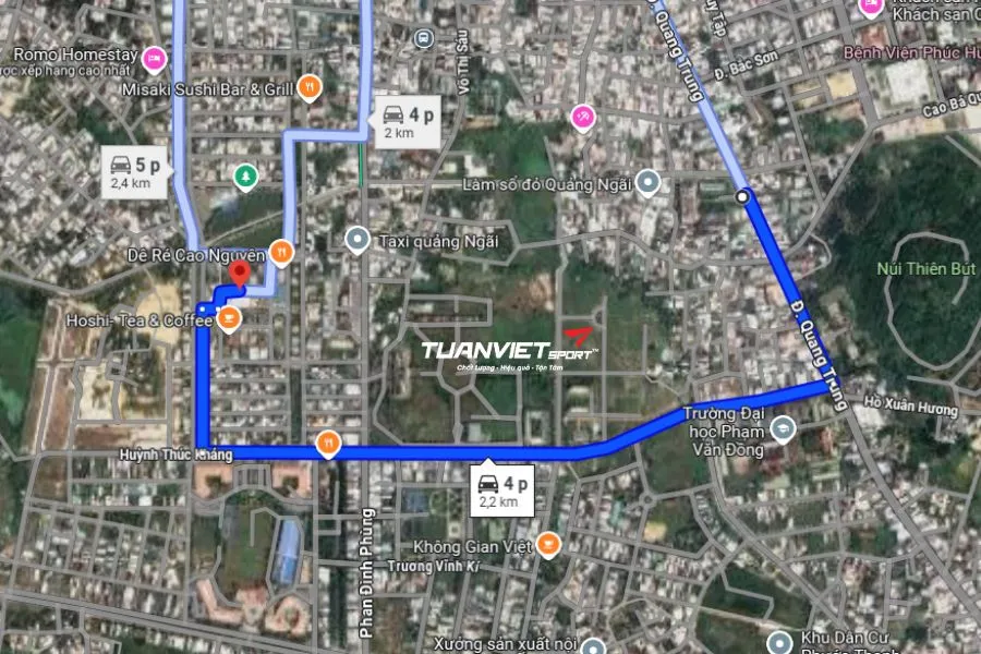 Sân pickleball Ngọc Bảo Liên - Sân pickleball tỉnh Quảng Ngãi