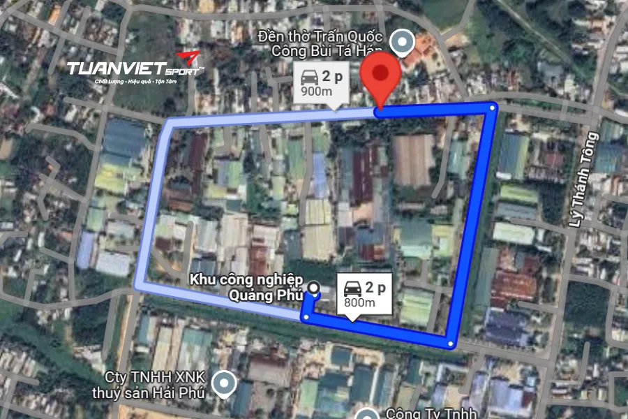 Ảnh vệ tinh Sân Pickleball Quảng Phú - Sân pickleball tỉnh Quảng Ngãi