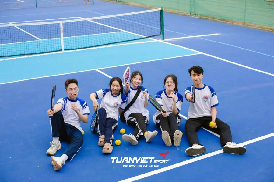 Sân Pickleball THPT Trần Quốc Tuấn - Sân pickleball tỉnh Quảng Ngãi