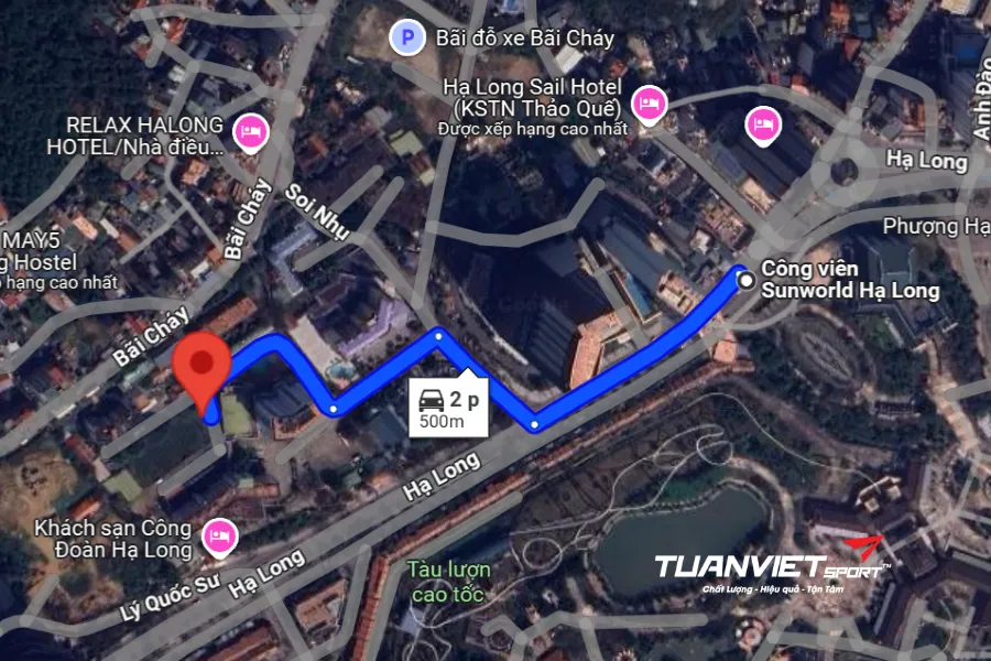 Ảnh vệ tinh Sân Pickleball Công Đoàn Hạ Long - Sân Pickleball tỉnh Quảng Ninh