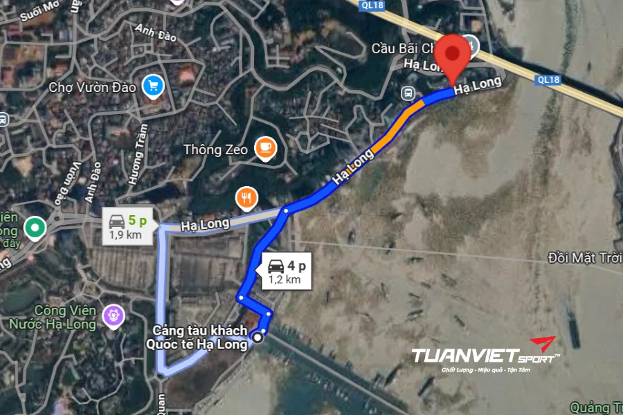 Ảnh vệ tinh Sân Pickleball Titans Hạ Long - Sân Pickleball tỉnh Quảng Ninh