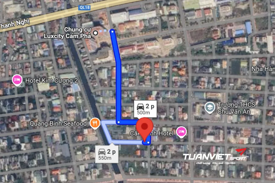 Ảnh vệ tinh Sân Pickleball Cẩm Phả - Sơn Mạnh Club - Sân Pickleball tỉnh Quảng Ninh