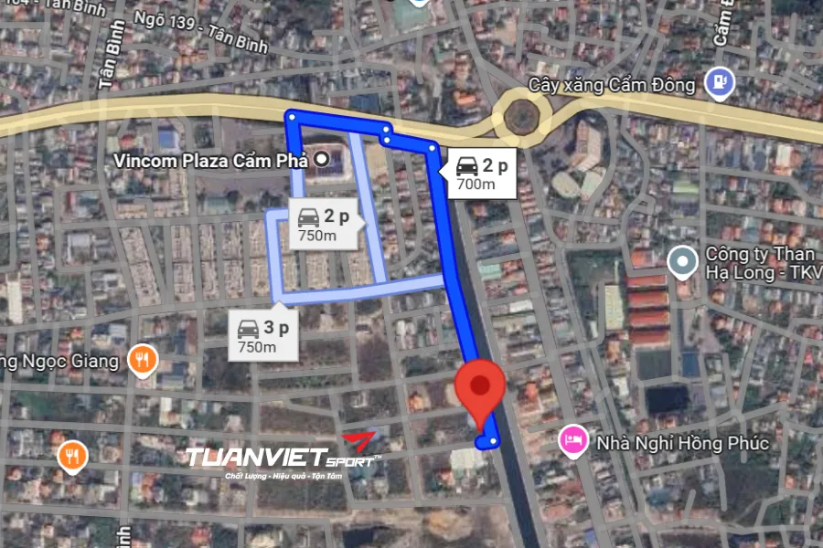 Ảnh vệ tinh Sân Pickleball Gia Hưng Cẩm Phả - Sân Pickleball tỉnh Quảng Ninh