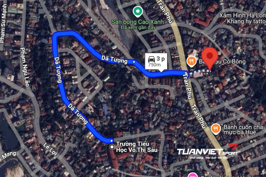 Ảnh vệ tinh Sân Pickleball HT CAO XANH - Sân Pickleball tỉnh Quảng Ninh