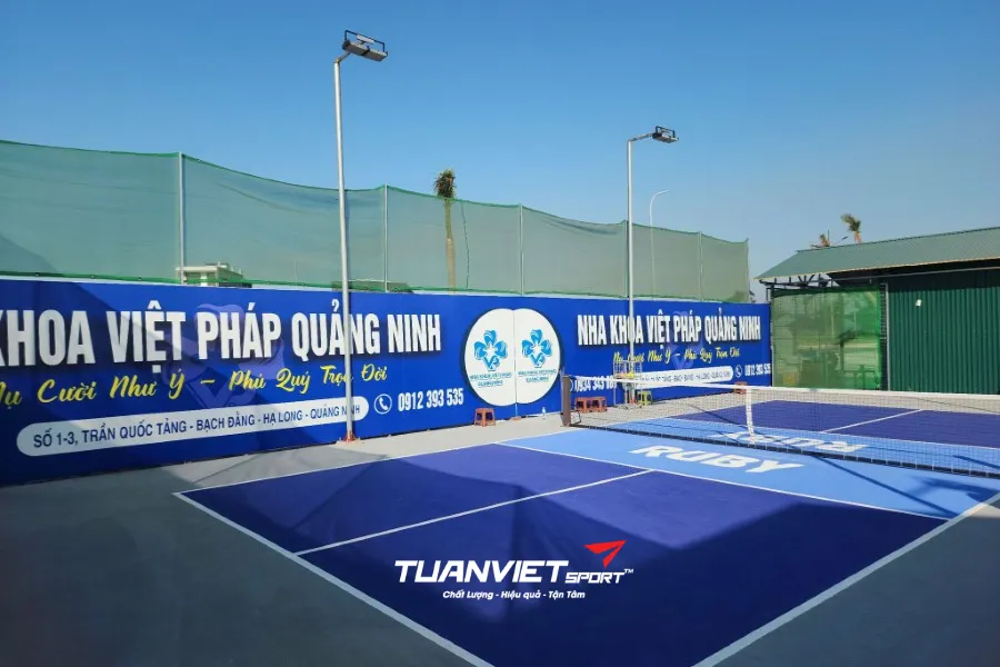Sân Pickleball Ruby - Sân Pickleball tỉnh Quảng Ninh