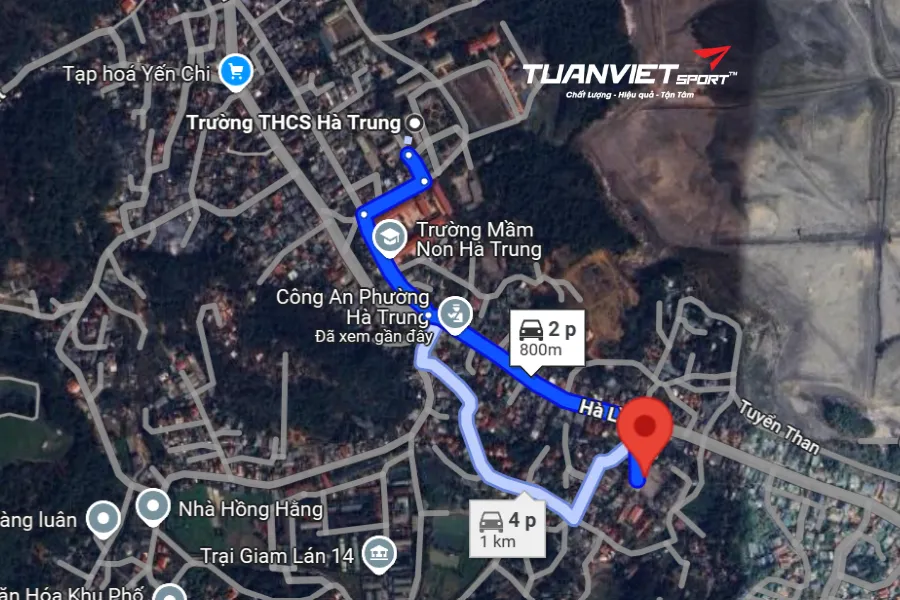 Ảnh vệ tinh Sân Pickleball Hà Trung - Sân Pickleball tỉnh Quảng Ninh