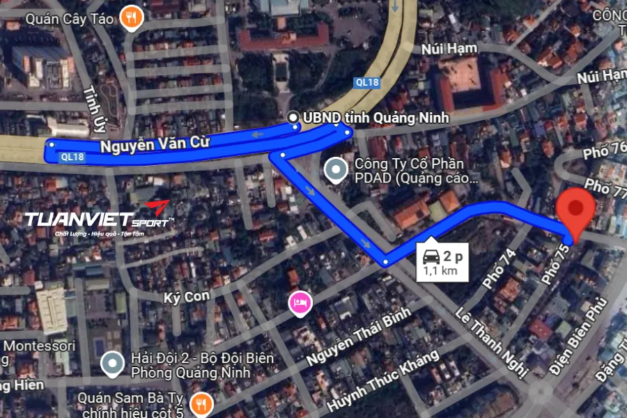 Ảnh vệ tinh Sân Pickleball TMT Hạ Long - Sân Pickleball tỉnh Quảng Ninh