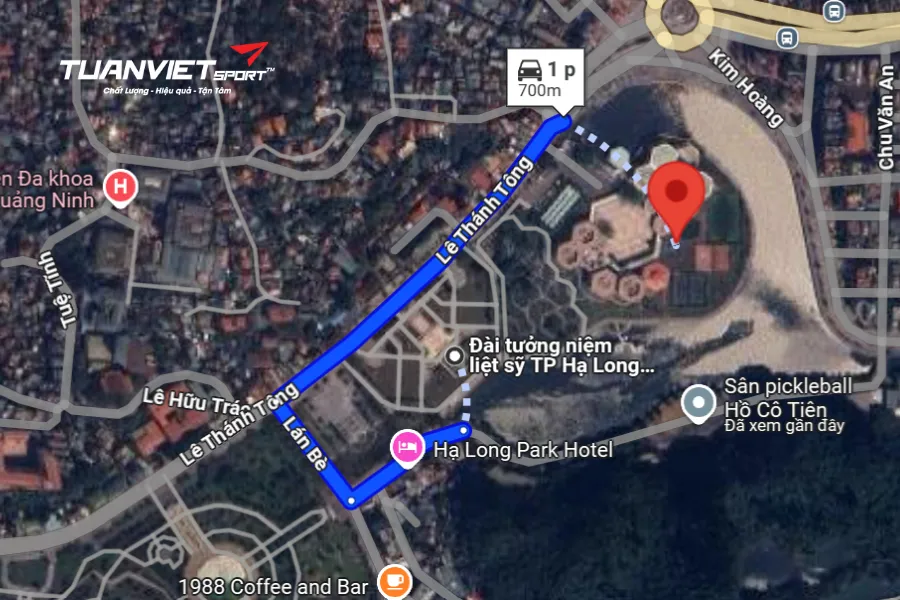 Ảnh vệ tinh Sân Pickleball Cung Văn Hóa Thiếu Nhi - Quảng Ninh - Sân Pickleball tỉnh Quảng Ninh