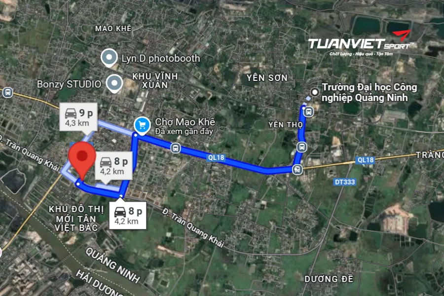 Ảnh vệ tinh Sân Pickleball Bảo Anh - Sân Pickleball tỉnh Quảng Ninh