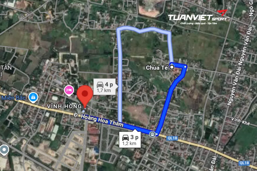 Ảnh vệ tinh sân pickleball Tỉnh Quảng Ninh - Long Hải Mạo Khê