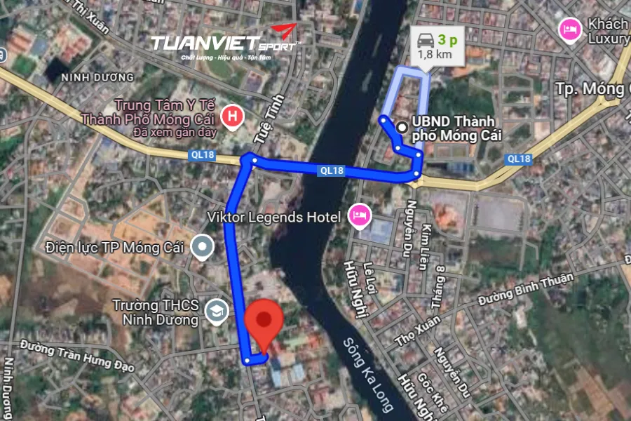 Ảnh vệ tinh Sân Pickleball MC - Sân Pickleball tỉnh Quảng Ninh