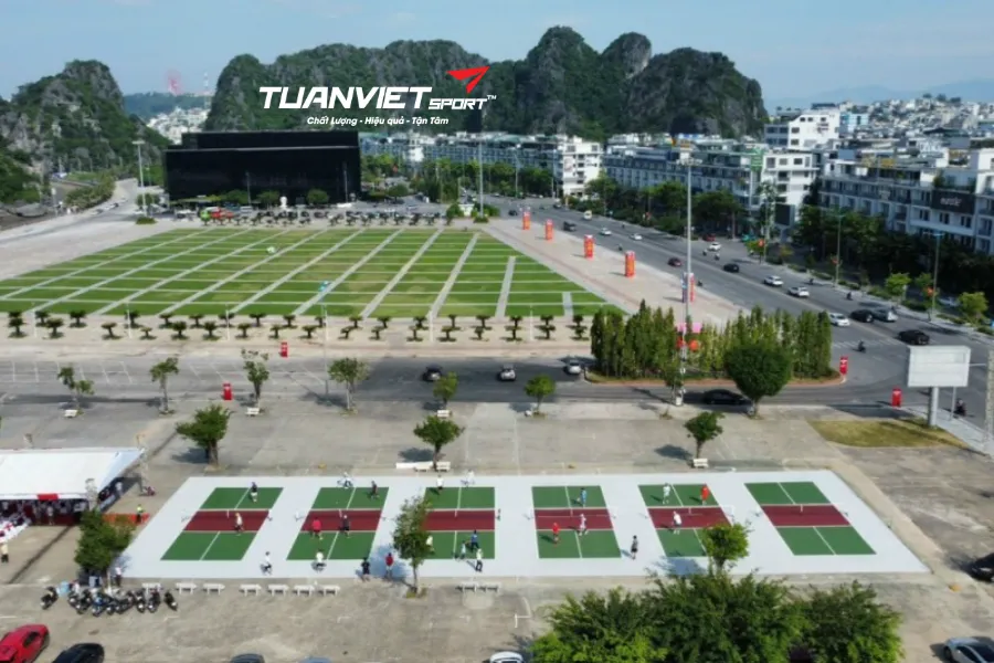 Sân Pickleball Cung Quy hoạch, Hội chợ và Triển lãm  - Sân Pickleball tỉnh Quảng Ninh