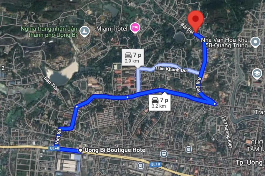 Ảnh vệ tinh Sân Pickleball Thanh Sơn - Sân Pickleball tỉnh Quảng Ninh