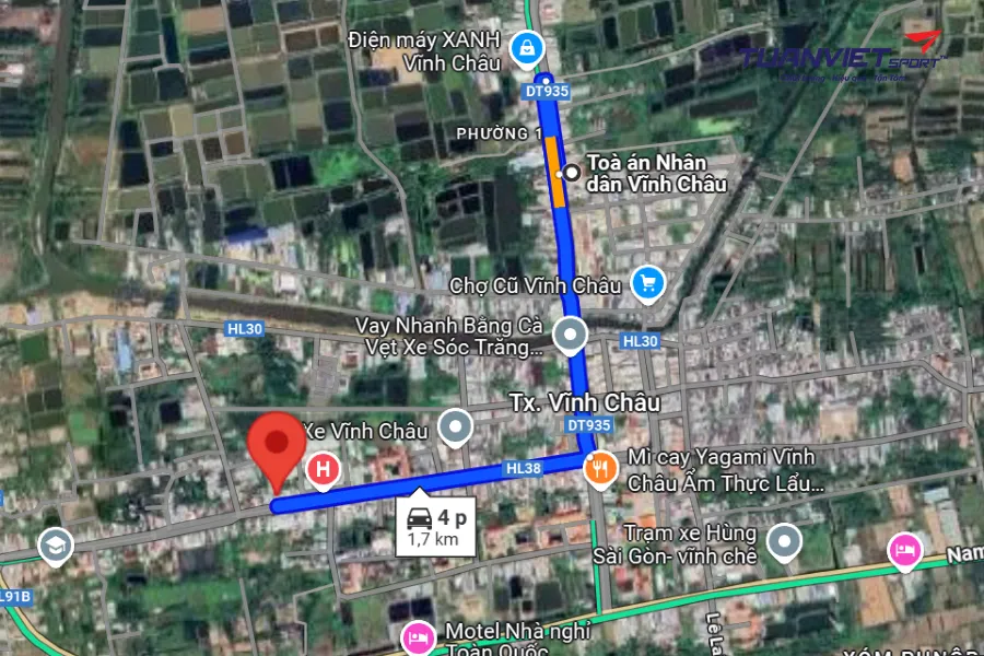 Sân Pickleball ATL - tỉnh Sóc Trăng