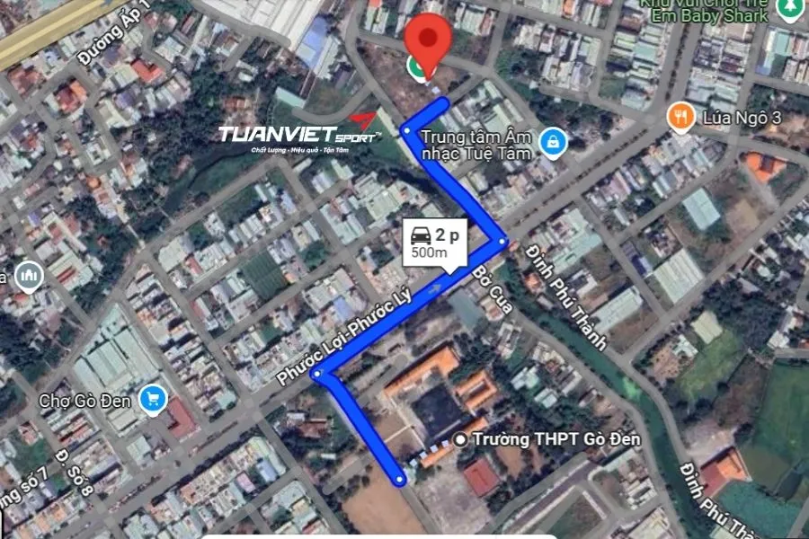 S&acirc;n Pickleball TP19 G&ograve; Đen - S&acirc;n pickleball tỉnh Long An