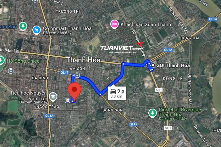 Sân Pickleball NewSky Center - sân pickleball tỉnh Thanh Hóa