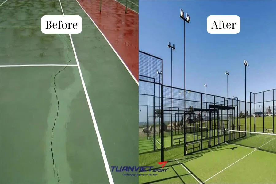 Tuấn Việt Sport - Đơn vị thi công sân Padel