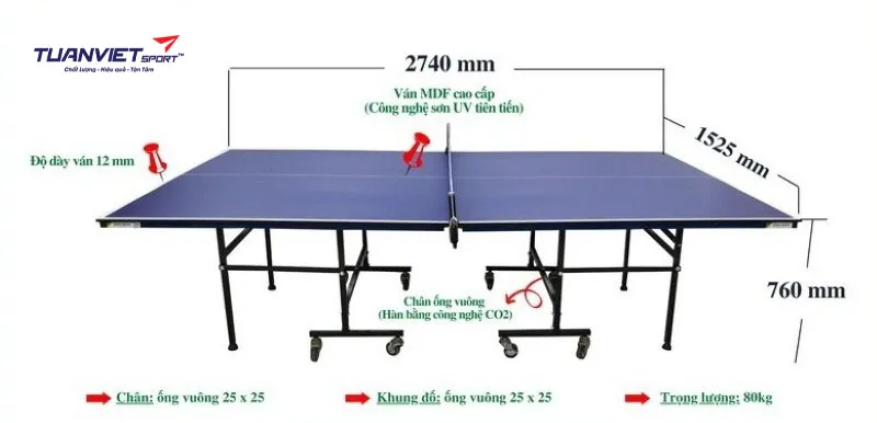 B&agrave;n b&oacute;ng b&agrave;n B&igrave;nh Minh SS97