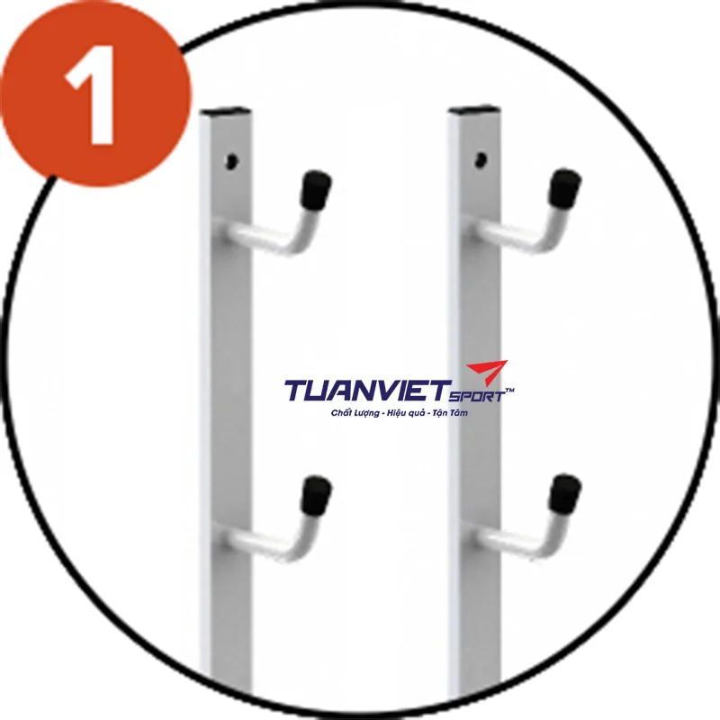 Giá đỡ trụ bóng chuyền gắn tường Sodex Sport S30435