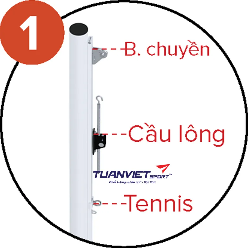 Trụ bóng chuyền tập luyện Sodex Sport S30061