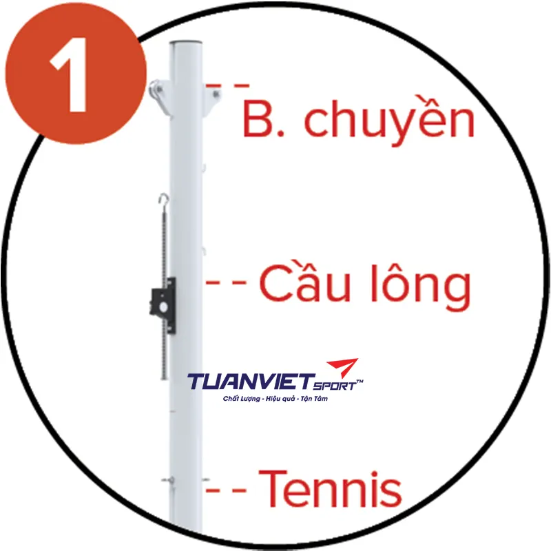 Trụ b&oacute;ng chuyền tập luyện Sodex Sport S30182