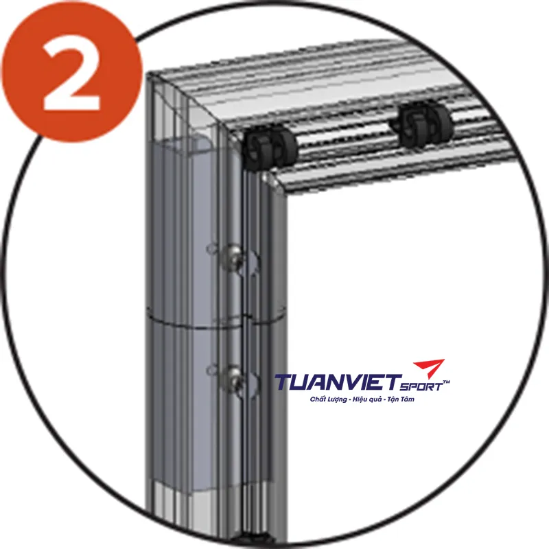 Khung th&agrave;nh b&oacute;ng đ&aacute; 11 người Sodex Sport S12205