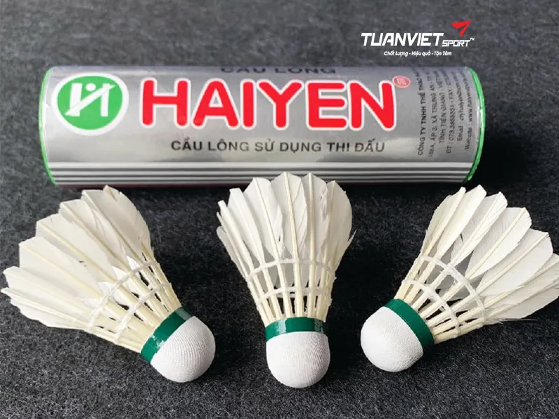 Quả cầu l&ocirc;ng Hải Yến bạc