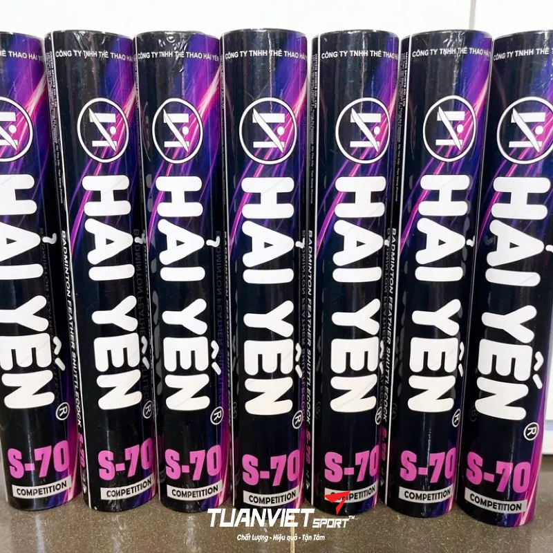 H&igrave;nh ảnh thực tế của Cầu l&ocirc;ng Hải Yến S70