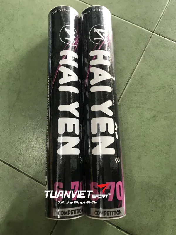 H&igrave;nh ảnh thực tế của Cầu l&ocirc;ng Hải Yến S70