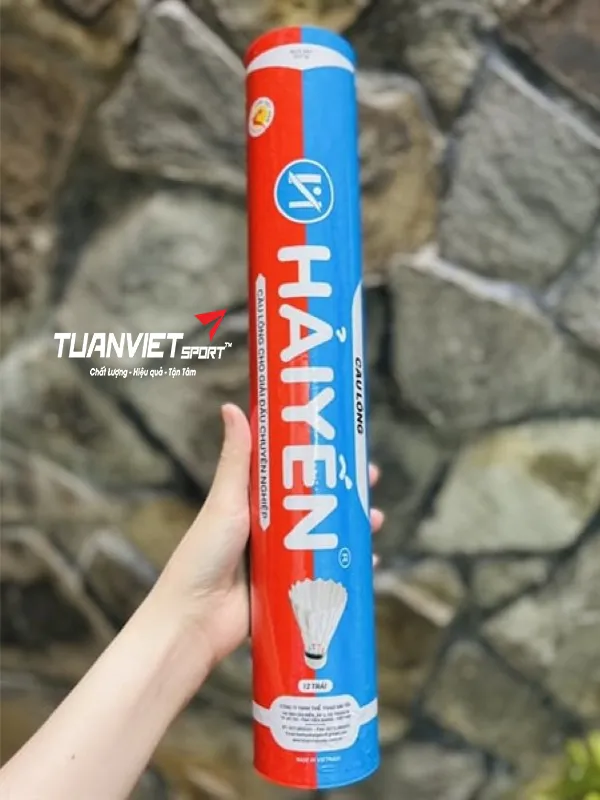 Quả cầu l&ocirc;ng Hải Yến xanh đỏ