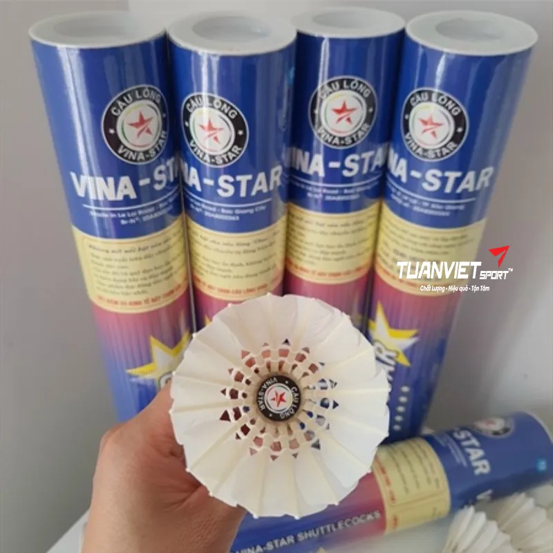 h&igrave;nh ảnh thực tế của Quả cầu l&ocirc;ng Vina Star