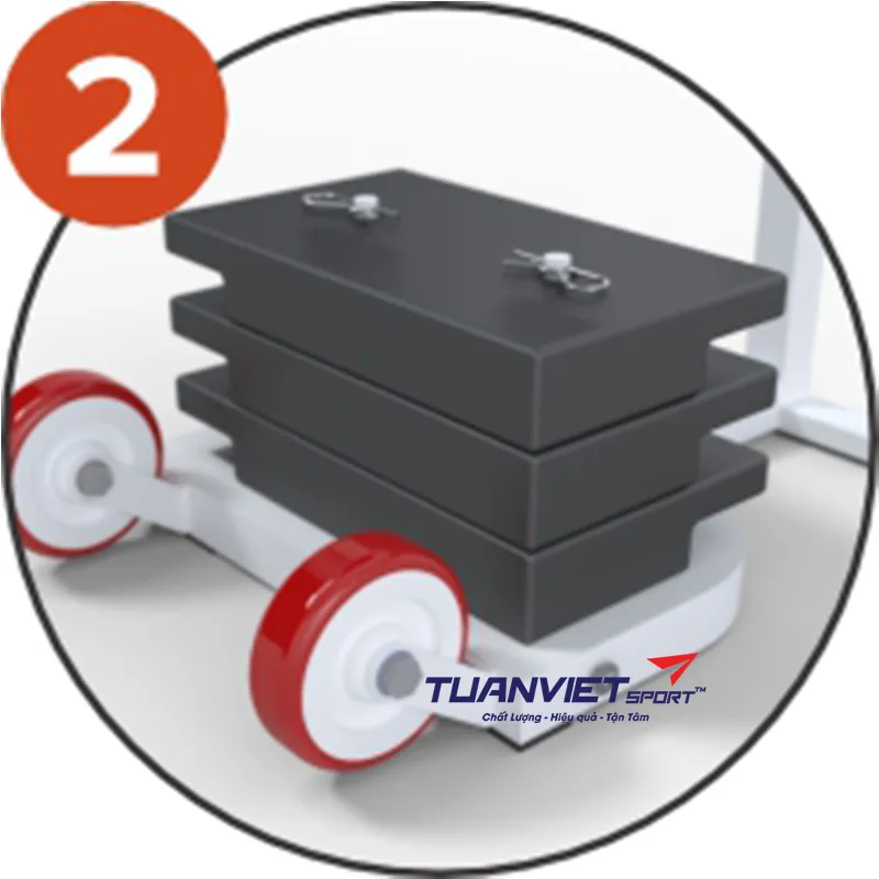 Trụ cầu l&ocirc;ng thi đấu di động Sodex Sport S27229