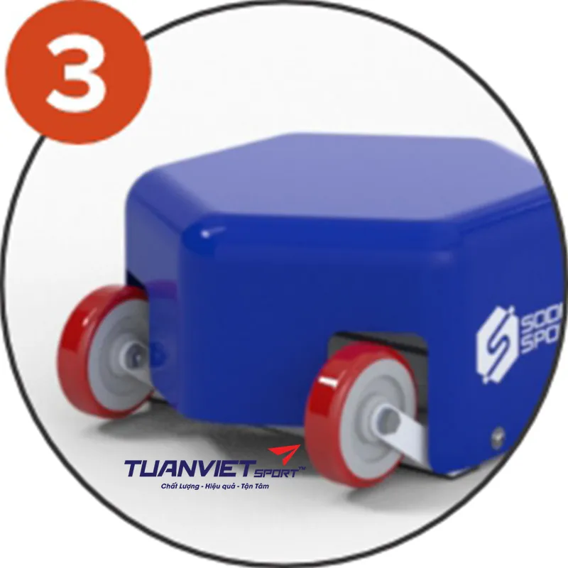 Trụ cầu l&ocirc;ng thi đấu di động Sodex Sport S27229