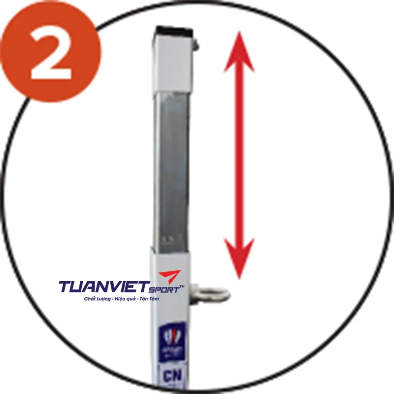 Trụ cầu lông thi đấu đặt nổi Sodex Sport S27280