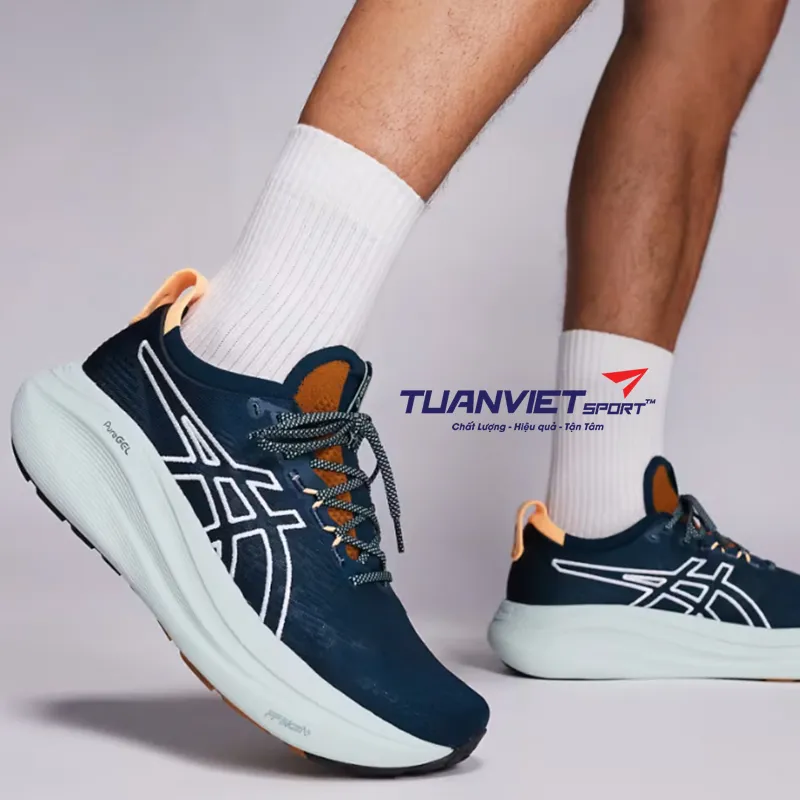 Giày Chạy Bộ Nam Asics Gel-Nimbus 27 TR 1011C136-300