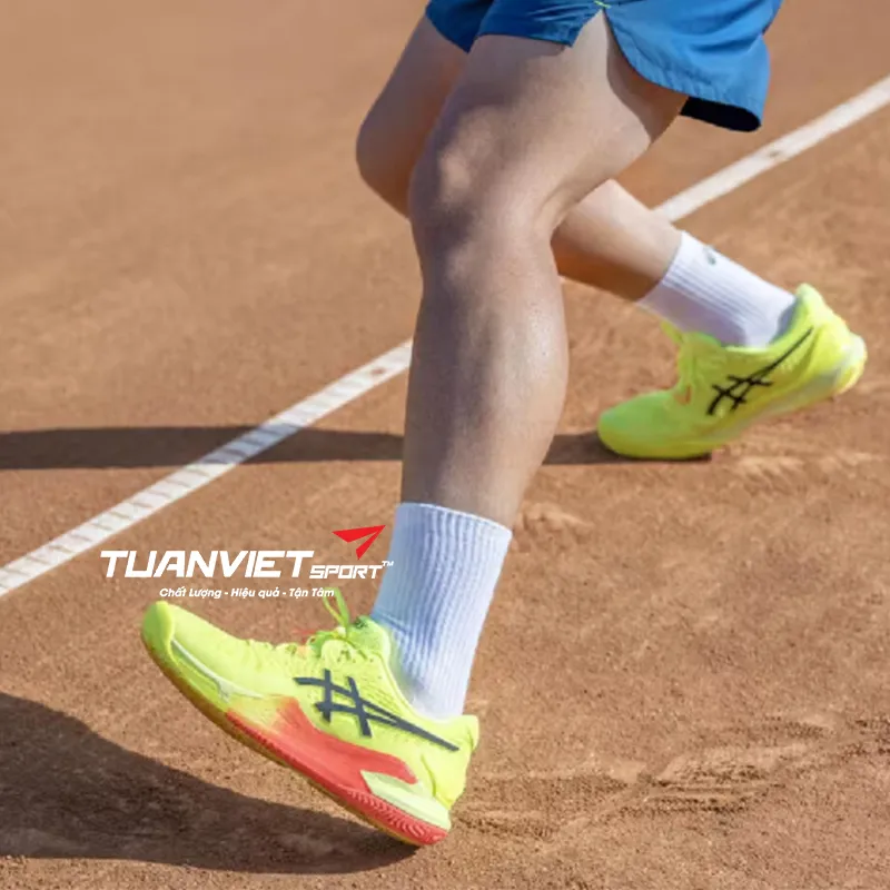 Gi&agrave;y Tennis Nữ Asics Gel-Resolution 9 Paris 1042A274-750