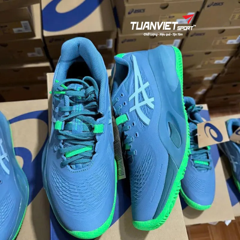 H&igrave;nh ảnh thực tế của Gi&agrave;y Tennis/Pickeball Nam Asics Gel-Resolution X Padel