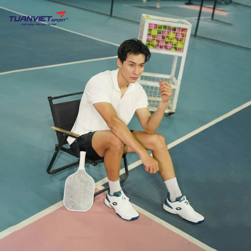 Giày Pickleball-Tennis Nam Lotto Enrico LOTTE250501W