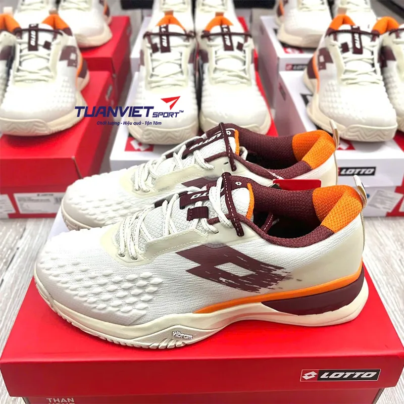 H&igrave;nh ảnh thực tế của Gi&agrave;y Pickleball/Tennis Nam Lotto Raptor 100