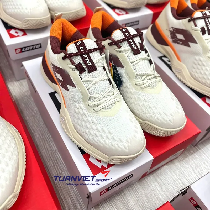 H&igrave;nh ảnh thực tế của Gi&agrave;y Pickleball/Tennis Nam Lotto Raptor 100